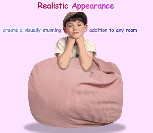 Stuffed Animal Bean Bag Storage Chair Cover - Image 3