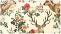 Bathtub Mat Non Slip 26.8x15.1In, Florals Deer Bath Mat by Anna+Cowper
