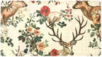 Bathtub Mat Non Slip 26.8x15.1In, Florals Deer Bath Mat by Anna+Cowper