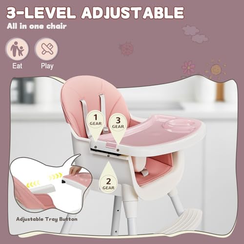 Ktaxon 3-in-1 High Chair for Babies and Toddler - Image 5