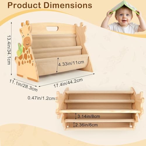 Toddler Bookshelf Double-Sided - Image 4