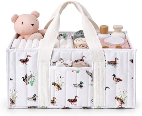 Tallew Mallard Duck Baby Diaper Caddy Organizer Mallard Duck Baby Stuff by Tallew