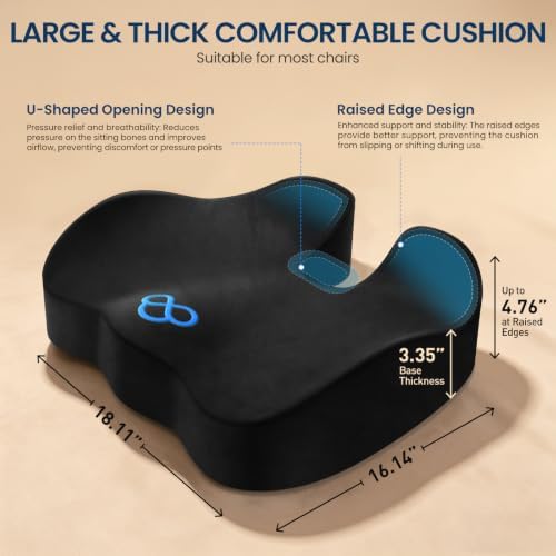 BlissTrends Memory Foam Seat Cushion - Image 4