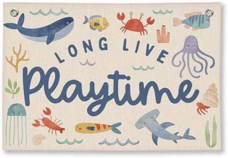 Playroom Wall Decor, Ocean Nursery Kids Toddler Boy Playroom Decor Hanging by Unknown