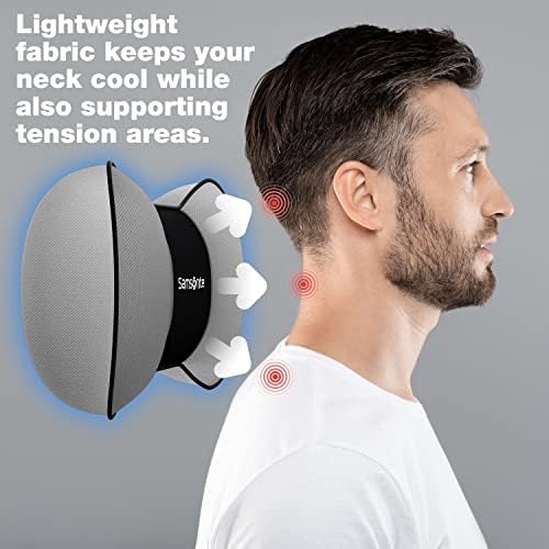 SAMSONITE Car Neck Pillow – Memory Foam Car Seat Headrest Cushion, Ergonomic - Image 4