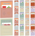 24 Pcs Boho Plastic Oversized Wall Pockets by Wiooffen