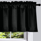 DONREN 18 Inches Long Blackout Curtain Valances - Image 2