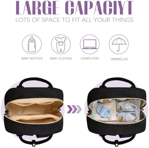 Tuwubi Diaper Bag Backpack, Baby Essentials - Image 3