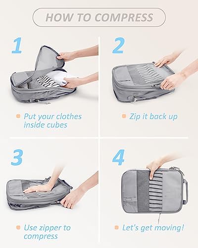 BAGSMART Compression Packing Cubes - Image 6