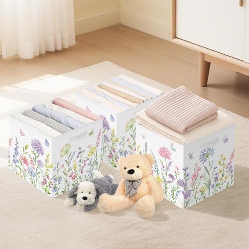 Clastyle 11.8" Flower Storage Basket Set of 3 - Image 6