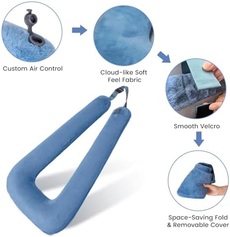 Keemall Inflatable Car Pillow for Kids & Adults, Neck & Body Pain Relief - Image 5