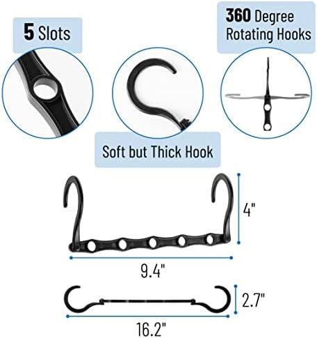 Mr. Pen- Space Saving Hangers for Clothes, Plastic Multi Clothes Hangers Space - Image 3