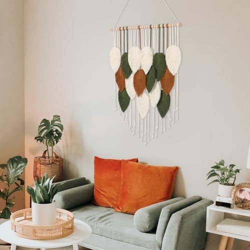 Macrame Wall Hanging Boho Woven Tapestry Chic Home Decor Modern Wall Art - Image 5