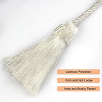 Curtain Tiebacks Handmade Curtain Holdbacks Rope - Image 3