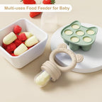 Baby Breastmilk Popsicle Molds & Baby Fruit Feeder, Infant Food Freezer Tray - Image 5