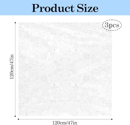 Klmnop 3 Pcs Plastic Waterproof Splat Mat - Image 2