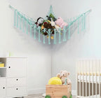 Stuffed Animal Hammock Corner, Hand-knitted Large Plushie Net Toy Hammock - Image 6