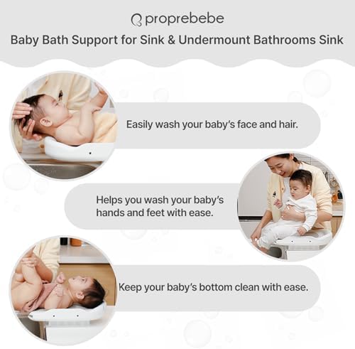 PPBB – Baby Bath Support for Sink & Undermount Bathroom Sink – Easy Hygiene - Image 3