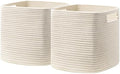 UBBCARE Storage Cubes 11 Inch, Cotton Rope Woven Baskets by UBBCARE