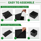 Criusia Drawer Organizer Clothes, 8 Pack Underwear Drawer Organizer, Foldable - Image 6