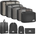 9 Set Packing Cubes for Travel Essentials by Unknown