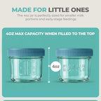 Mason Bottle Glass Breastmilk Storage Jars - Image 4