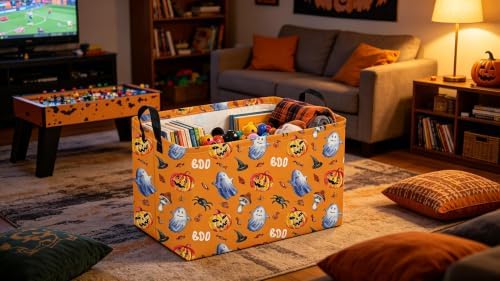 Sanjiaofeng Rectangular Halloween Horror Ghost Storage Basket, Terrifying and - Image 4