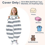 Lukeight Stuffed Animal Storage Bean Bag Chair Cover - Image 2
