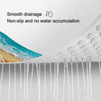 LNOND Summer Beach Bathtub Mat Non Slip, 40 X 16 Inch Tub Mat - Image 4