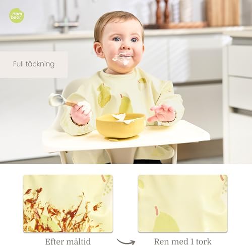 Waterproof Smock Baby Bibs for Eating - Image 2