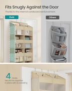 SONGMICS Over-the-Door Organizer, 5 Tier Extra Large of 9 Compartments - Image 5