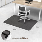 Blvornl Office Chair Mat for Hardwood Floor, Computer Chair Mat - Image 2