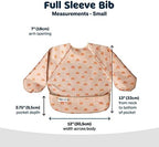 Tiny Twinkle Long Sleeve Bib for Babies & Toddlers | Waterproof Smock Bib for - Image 6