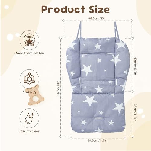 Kocpudu High Chair Cushion, High Chair Pad, Seat Cushion - Image 3