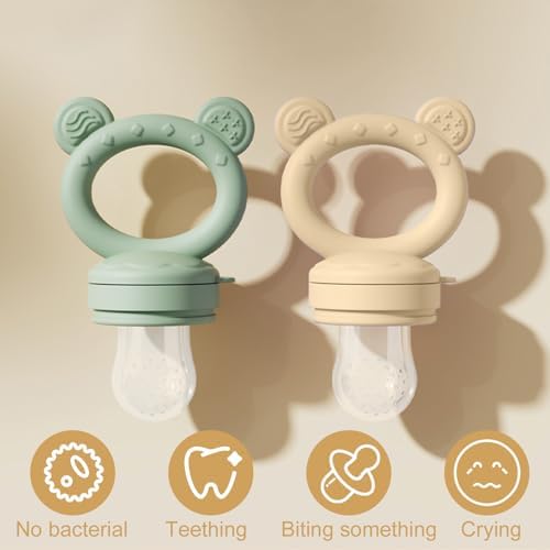 Baby Breastmilk Popsicle Molds & Baby Fruit Feeder, Infant Food Freezer Tray - Image 3