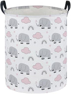 Essme Kids Laundry Basket, Elephant Hamper Collapsible Canvas Waterproof by ESSME