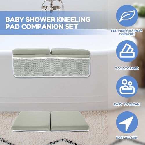 Baby Bath Kneeler and Elbow Rest Pad Set, 1.5'' Comfortable Thicker Quickly Dry - Image 2