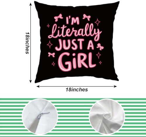 Pink Decor for Bedroom Throw Pillow Covers, Throw Pillows for Girls Bedroom - Image 2