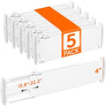 Lifewit 5 Pack 4" High Drawer Dividers, Adjustable Drawer Organizer Clothes by Lifewit