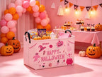 Sanjiaofeng Rectangular Pink Halloween Ghost Storage Basket, Waterproof - Image 2
