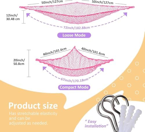 Lazebox Stuffed Animal Net Hammock - Image 4