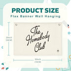 Lacama The Homebody Club Flags Banner, Trendy College Dorm Bedroom Wall Art - Image 7