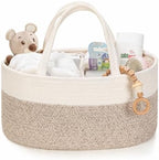 Diaper Caddy Organizer, Gift Basket by KODOMOORE