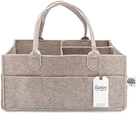 Parker Baby Co. Felt Diaper Caddy Organizer by ParkerBabyCo