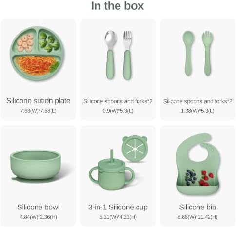 13Pcs Silicone Baby Feeding Set - Image 3