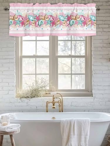 Vandarllin Coastal Beach Kitchen Curtains Valances - Image 6