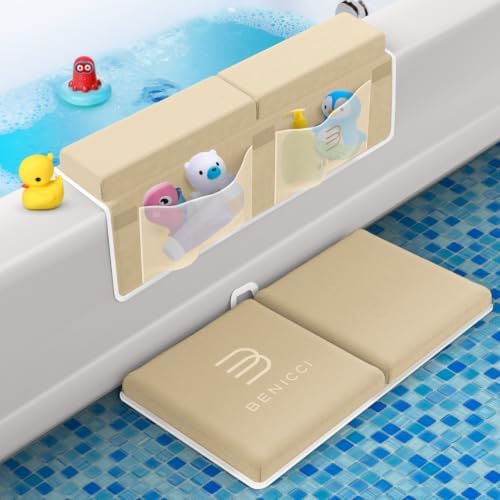 Benicci Bath Kneeler and Elbow Rest Pad Set, Kneeling Mat by BENICCI