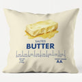 Funny Salted Butter Pillow Cover 18x18 Double-Sided, Butter Lover Gifts by Unknown