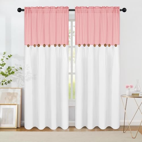 FRAMICS Farmhouse Cotton Linen Curtains by FRAMICS