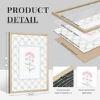 Wildflower Nursery Wall Art Decor Baby Girl Room Canvas Prints Pastel Floral - Image 2